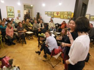 At the Book Launch of Anti-Memoires of a Muse