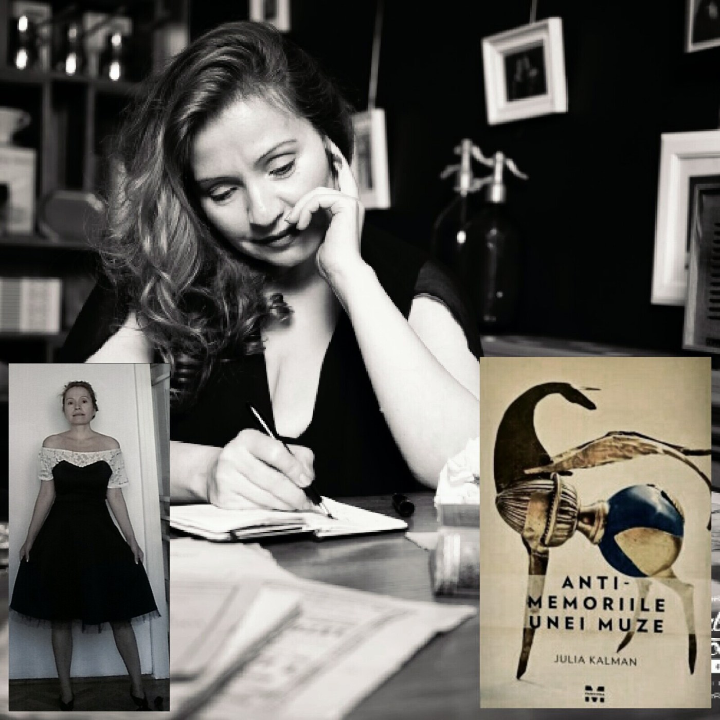 Collage by Julia Kalman, Grayscale Image, Photo by Dumitru Antonescu