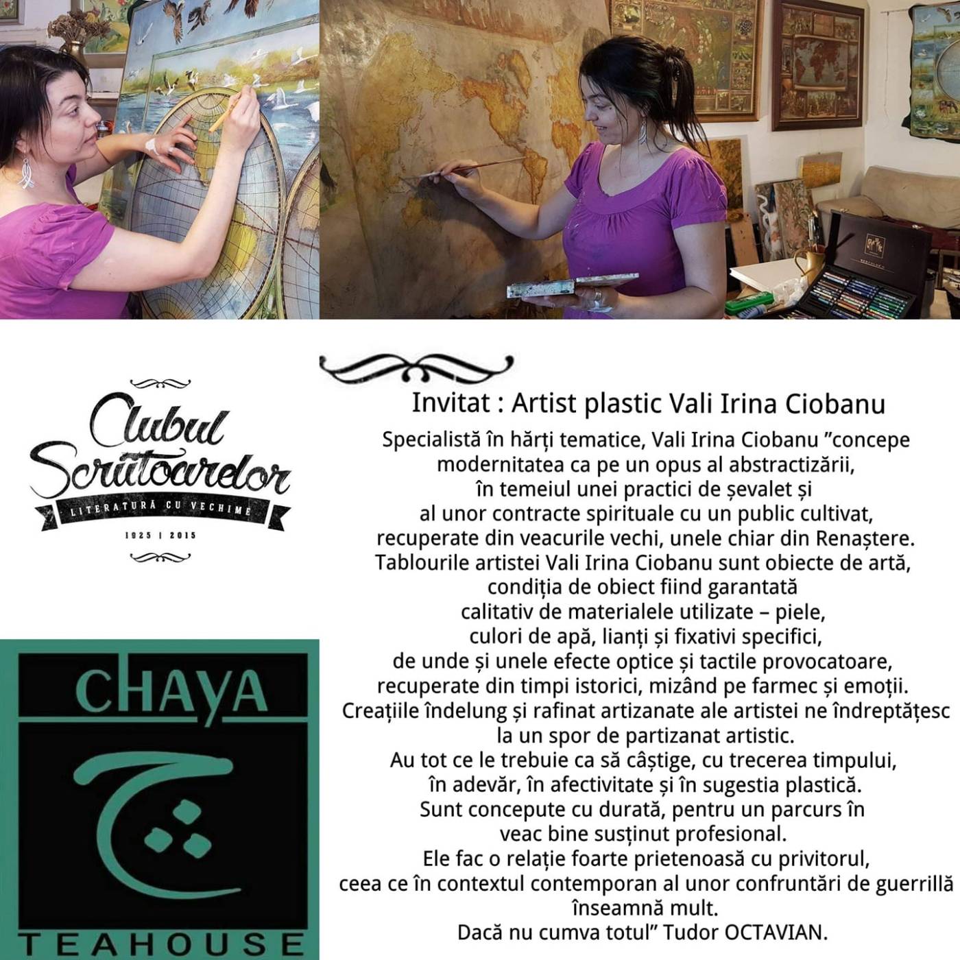 The Women Writers' Club, Bucharest, Romania, 2019