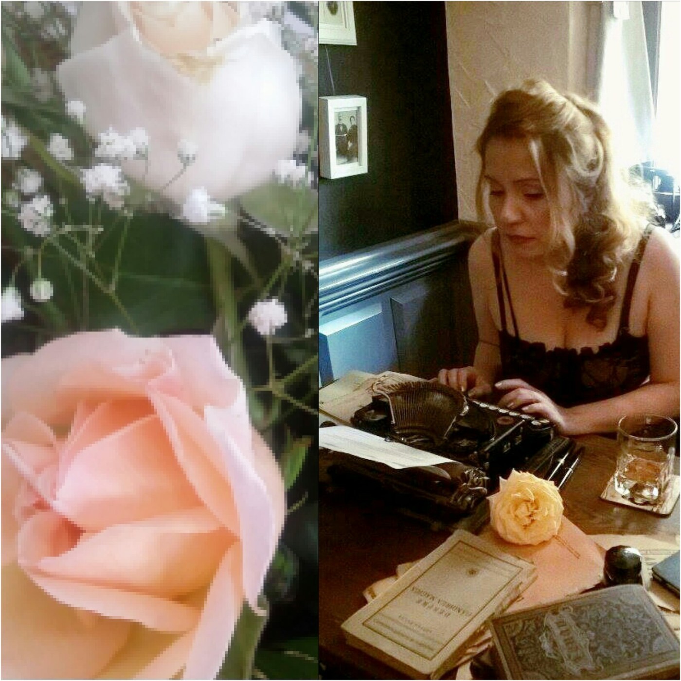 Collage with flowers. Photo by Luna Popescu