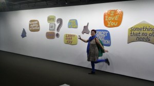 Photo of Beatrice Bernath, at Mobius Gallery, Bucharest, by Julia Kalman