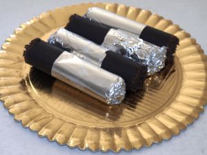 Close up of joffre cakes